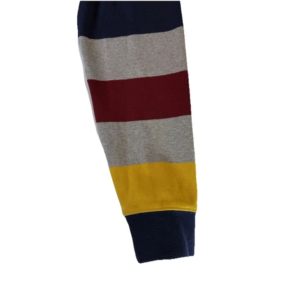 Cremieux Classics Men's Quarter Zip‎ Pullover | Striped Knit | Size M